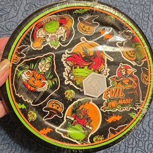 Disney Witches Paper Cake Plates Five Packs NWT